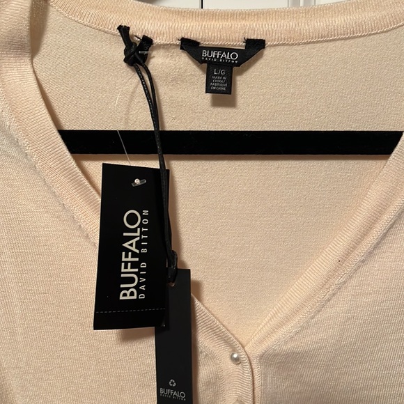 NWT BUFFALO Sweater. Cream color. Size Large. - Picture 3 of 8